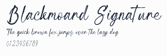Blackmoard Signature預覽圖