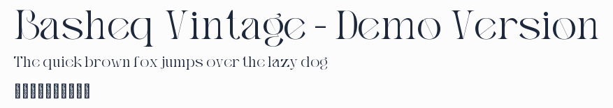 Basheq Vintage - Demo Version預覽圖