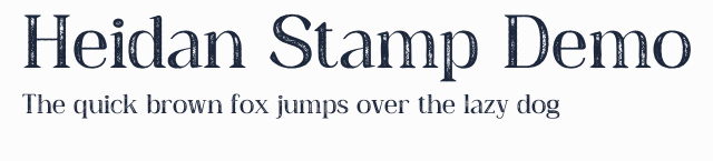 Heidan Stamp Demo預覽圖
