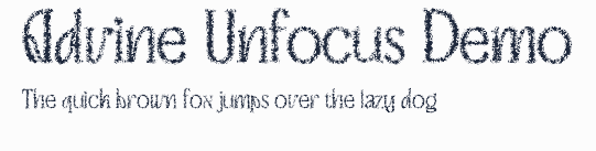 Advine Unfocus Demo預覽圖