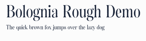 Bolognia Rough Demo預覽圖