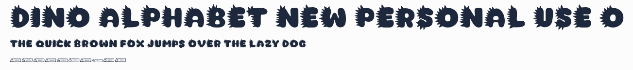 Dino Alphabet New PERSONAL USE O預覽圖