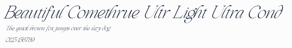 Beautiful Comethrue Ultr Light Ultra Cond預覽圖