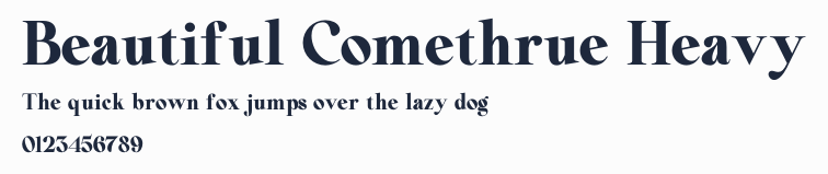Beautiful Comethrue Heavy預覽圖