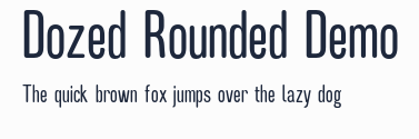 Dozed Rounded Demo預覽圖