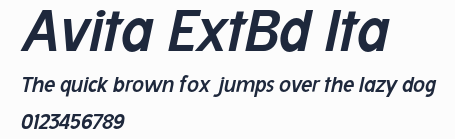 Avita ExtBd Ita預覽圖