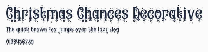 Christmas Chances Decorative