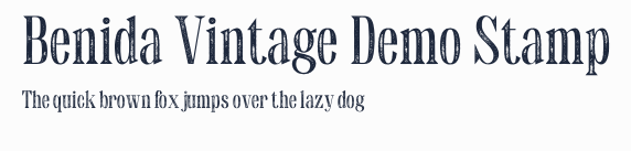 Benida Vintage Demo Stamp預覽圖
