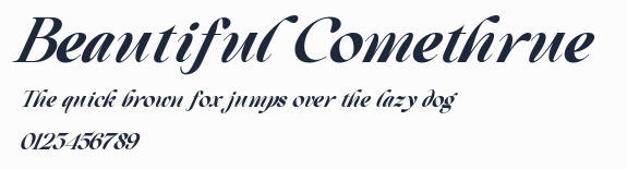 Beautiful Comethrue預覽圖