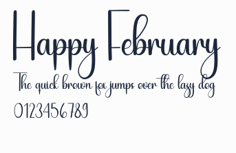 Happy February預覽圖