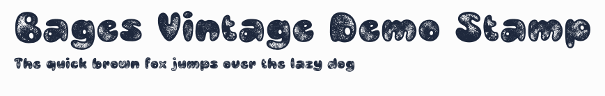 Bages Vintage Demo Stamp預覽圖