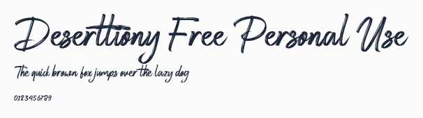 Deserttiony Free Personal Use預覽圖