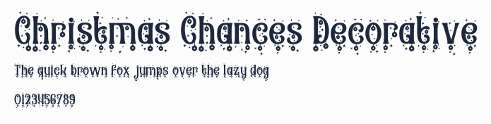 Christmas Chances Decorative