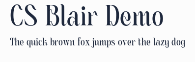 CS Blair Demo預覽圖