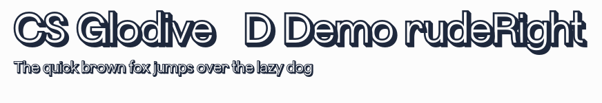 CS Glodive 3D Demo rudeRight預覽圖