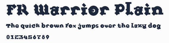 FR Warrior Plain預覽圖
