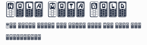 Hola Mota Bold預覽圖