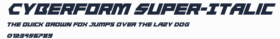 Cyberform Super-Italic預覽圖