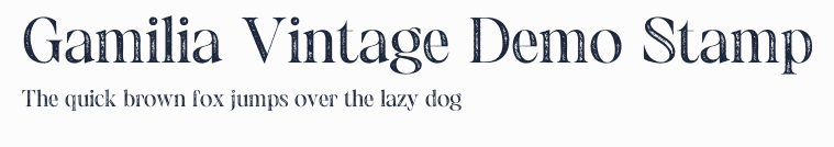 Gamilia Vintage Demo Stamp預覽圖