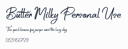 Butter Milky Personal Use預覽圖