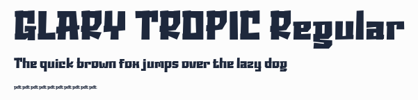 GLARY TROPIC Regular預覽圖