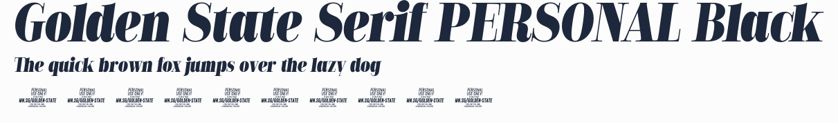 Golden State Serif PERSONAL Black預覽圖
