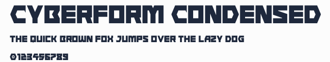 Cyberform Condensed預覽圖