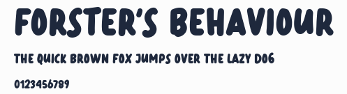 Forster's Behaviour預覽圖