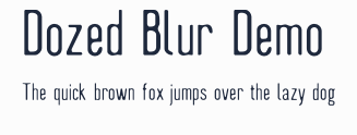 Dozed Blur Demo預覽圖