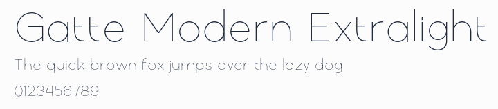Gatte Modern Extralight預覽圖