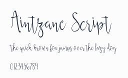 Aintzane Script預覽圖