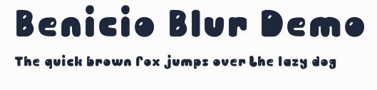 Benicio Blur Demo預覽圖
