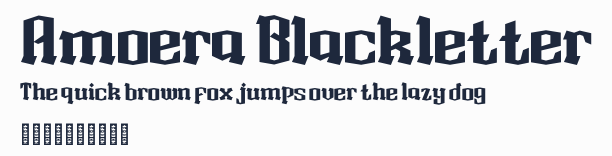 Amoera Blackletter預覽圖