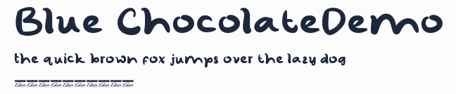 Blue ChocolateDemo預覽圖