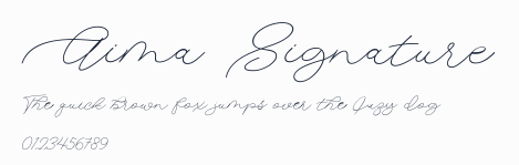 Aima Signature預覽圖