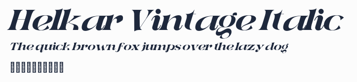 Helkar Vintage Italic預覽圖