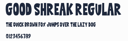 Good Shreak Regular預覽圖