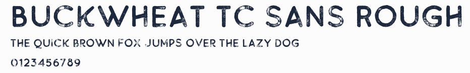 Buckwheat TC Sans Rough預覽圖
