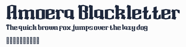 Amoera Blackletter預覽圖