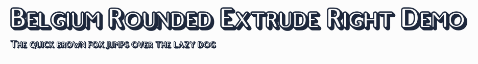 Belgium Rounded Extrude Right Demo預覽圖