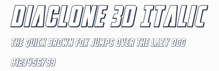DiaClone 3D Italic預覽圖