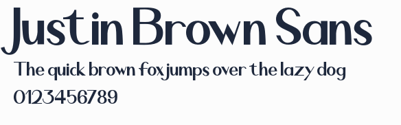 Justin Brown Sans預覽圖