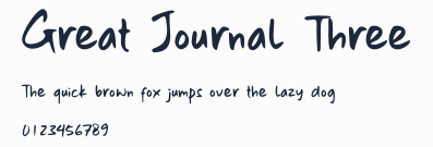 Great Journal Three預覽圖