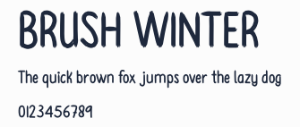BRUSH WINTER預覽圖