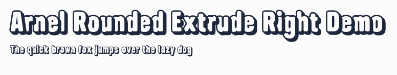 Arnel Rounded Extrude Right Demo預覽圖