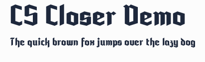 CS Closer Demo預覽圖