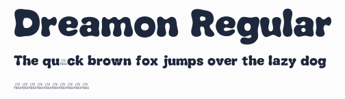 Dreamon Regular預覽圖