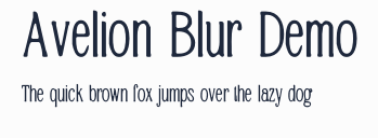 Avelion Blur Demo預覽圖