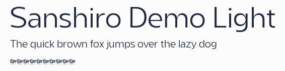 Sanshiro Demo Light預覽圖