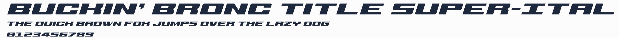 Buckin' Bronc Title Super-Ital預覽圖